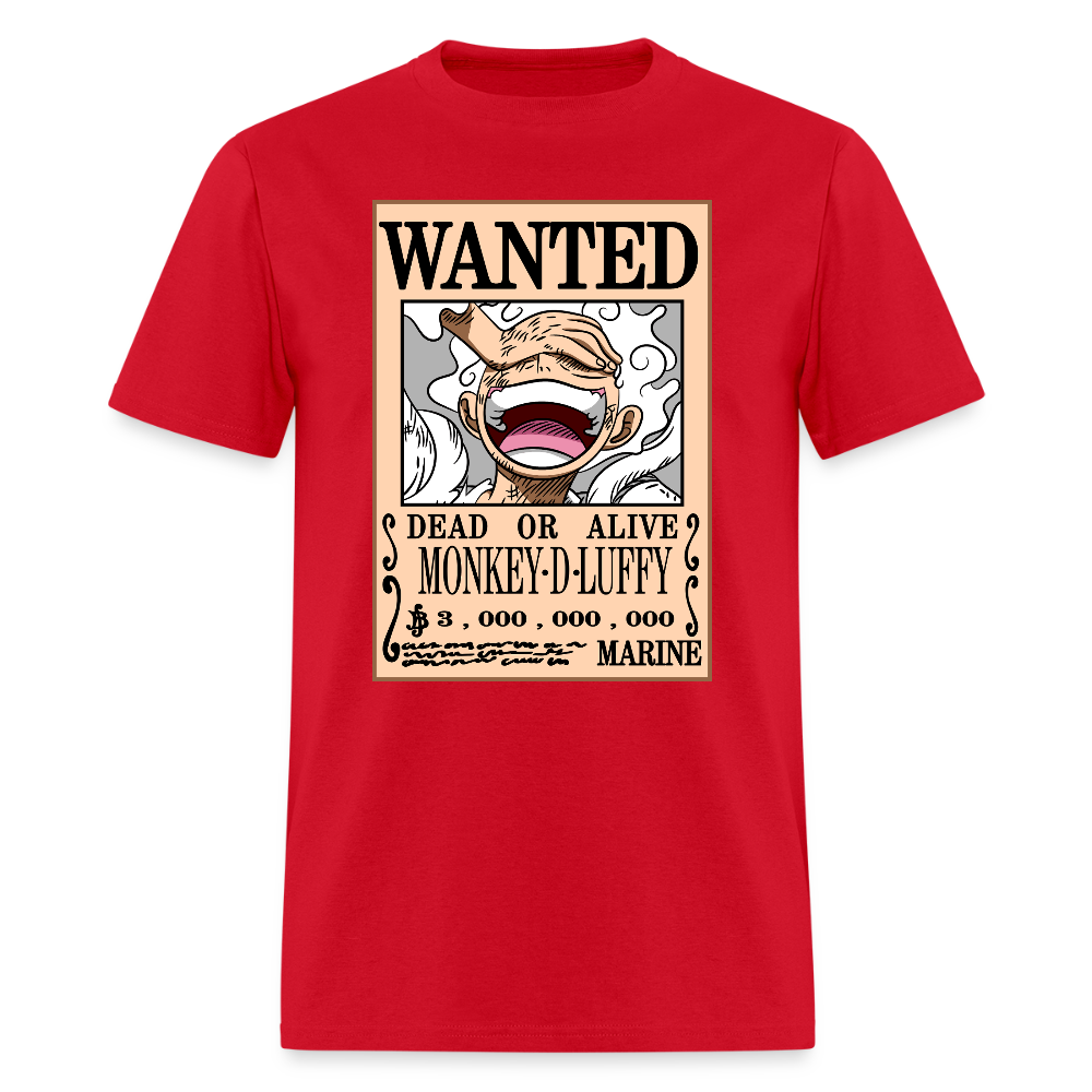 Wanted DOA Luffy - red