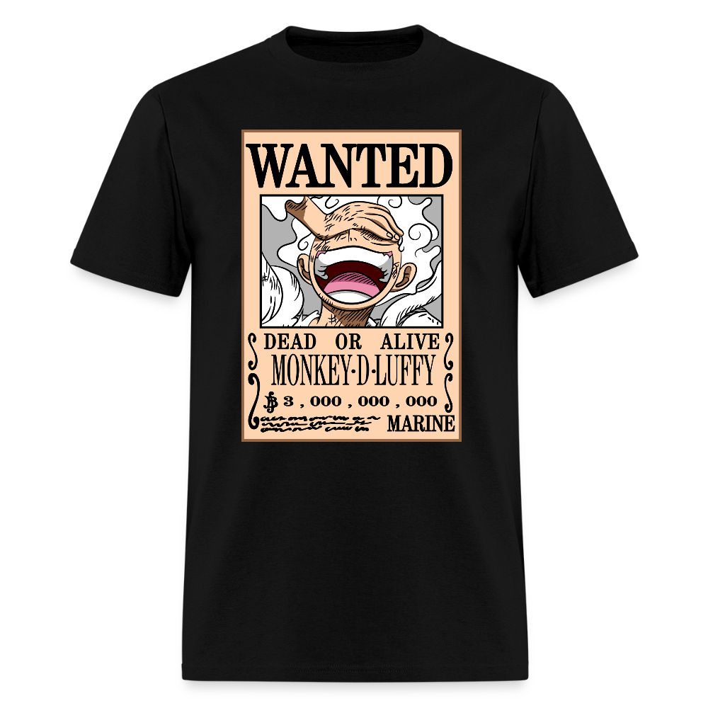 Wanted DOA Luffy - black